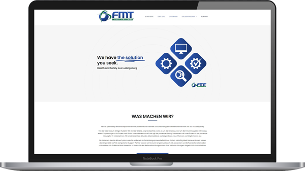 FMT Consulting - Neugestaltung der Webseite